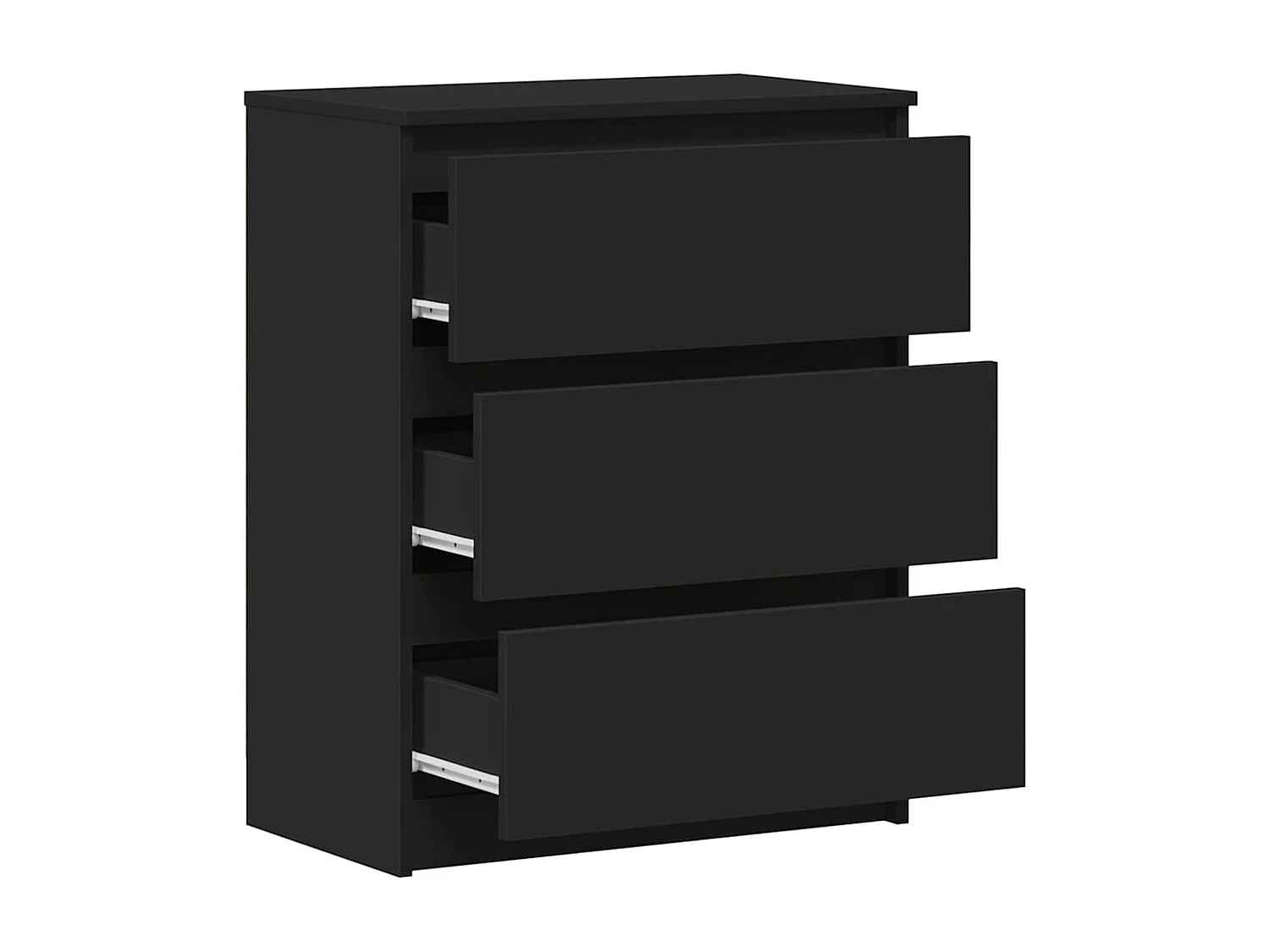 Aparador 60x35x76 cm derivados de madeira preto