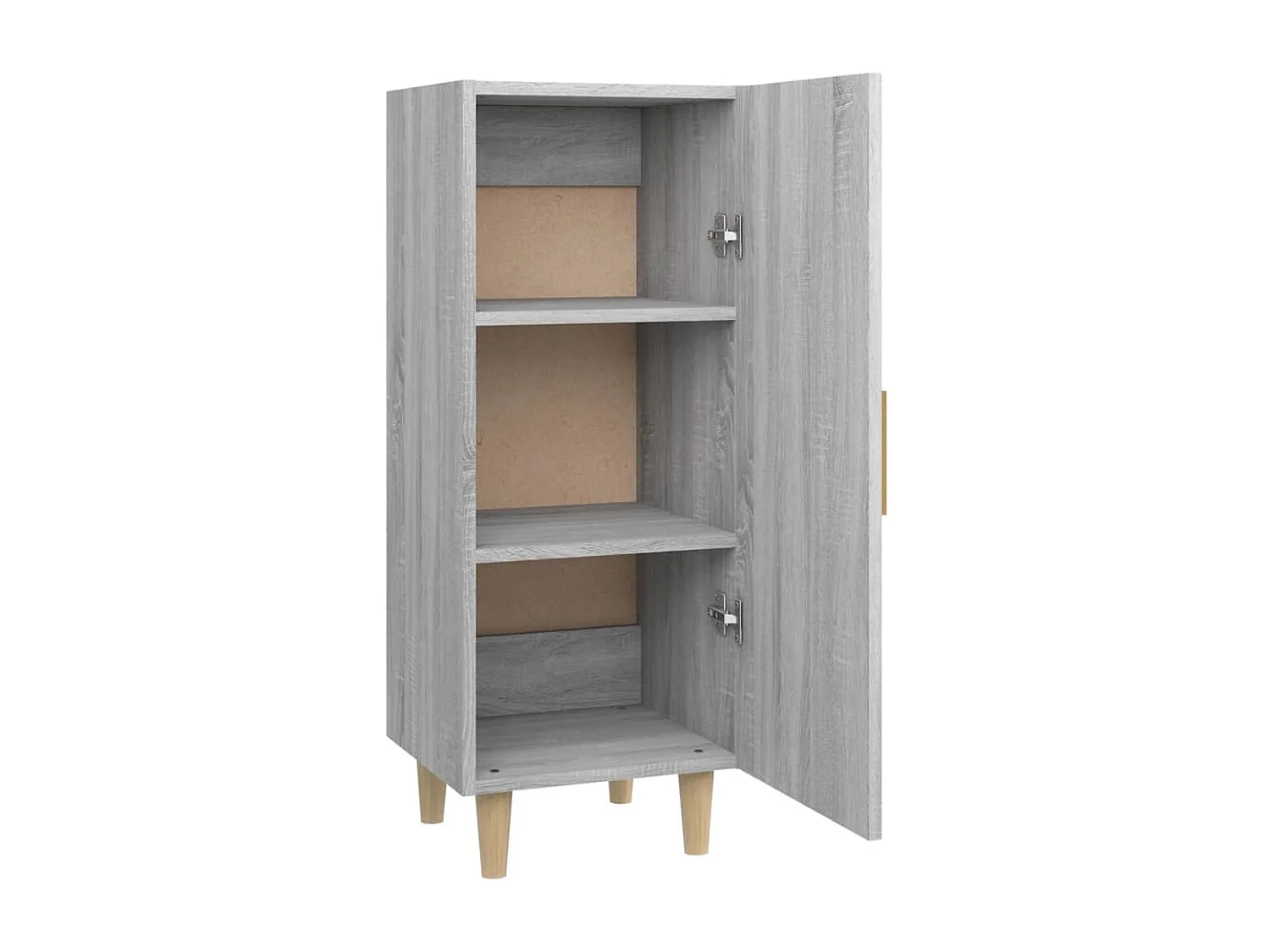 Buffet Sonoma gris 34,5x34x90 cm Bois d'ingénierie