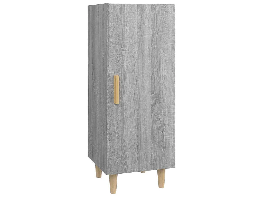 Buffet Sonoma gris 34,5x34x90 cm Bois d'ingénierie