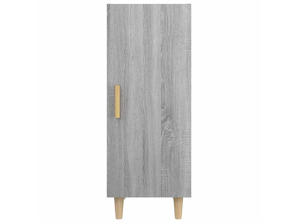Buffet Sonoma gris 34,5x34x90 cm Bois d'ingénierie