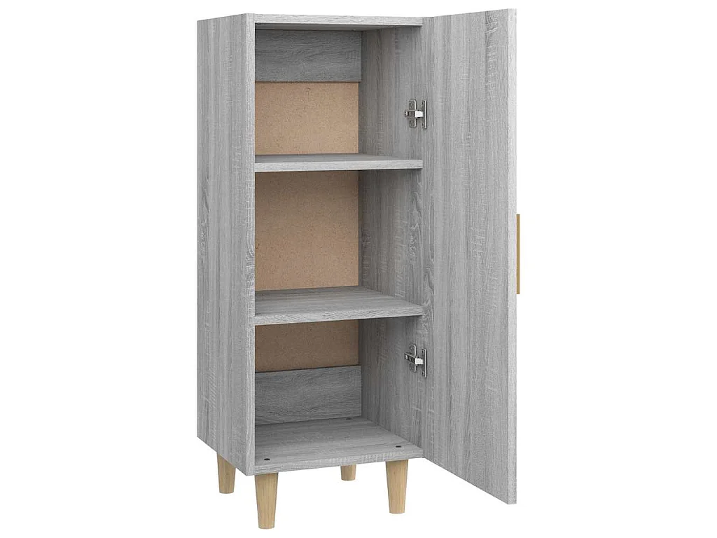 Buffet Sonoma gris 34,5x34x90 cm Bois d'ingénierie
