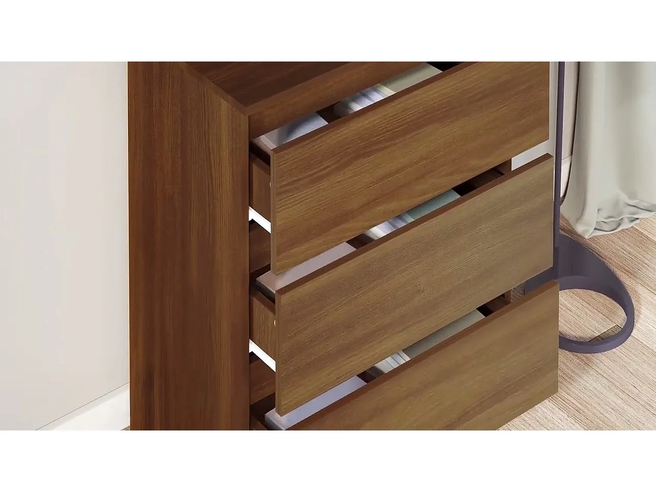 Buffet Chêne marron 60x35x76 cm Bois d'ingénierie