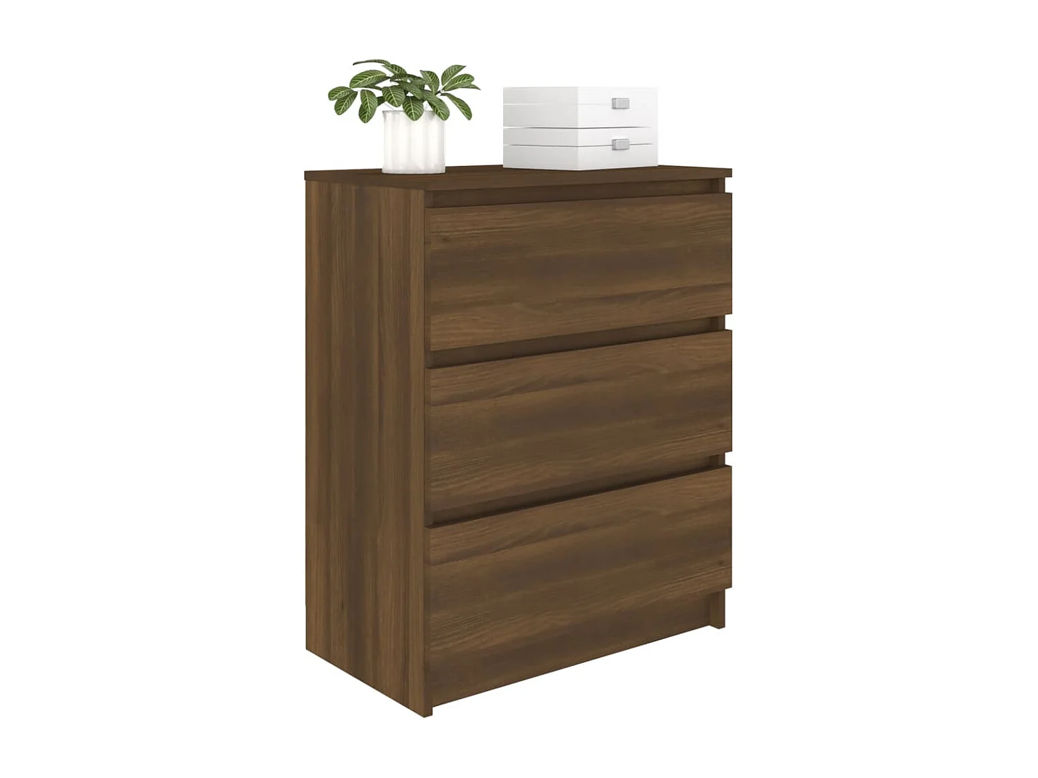 Buffet Chêne marron 60x35x76 cm Bois d'ingénierie