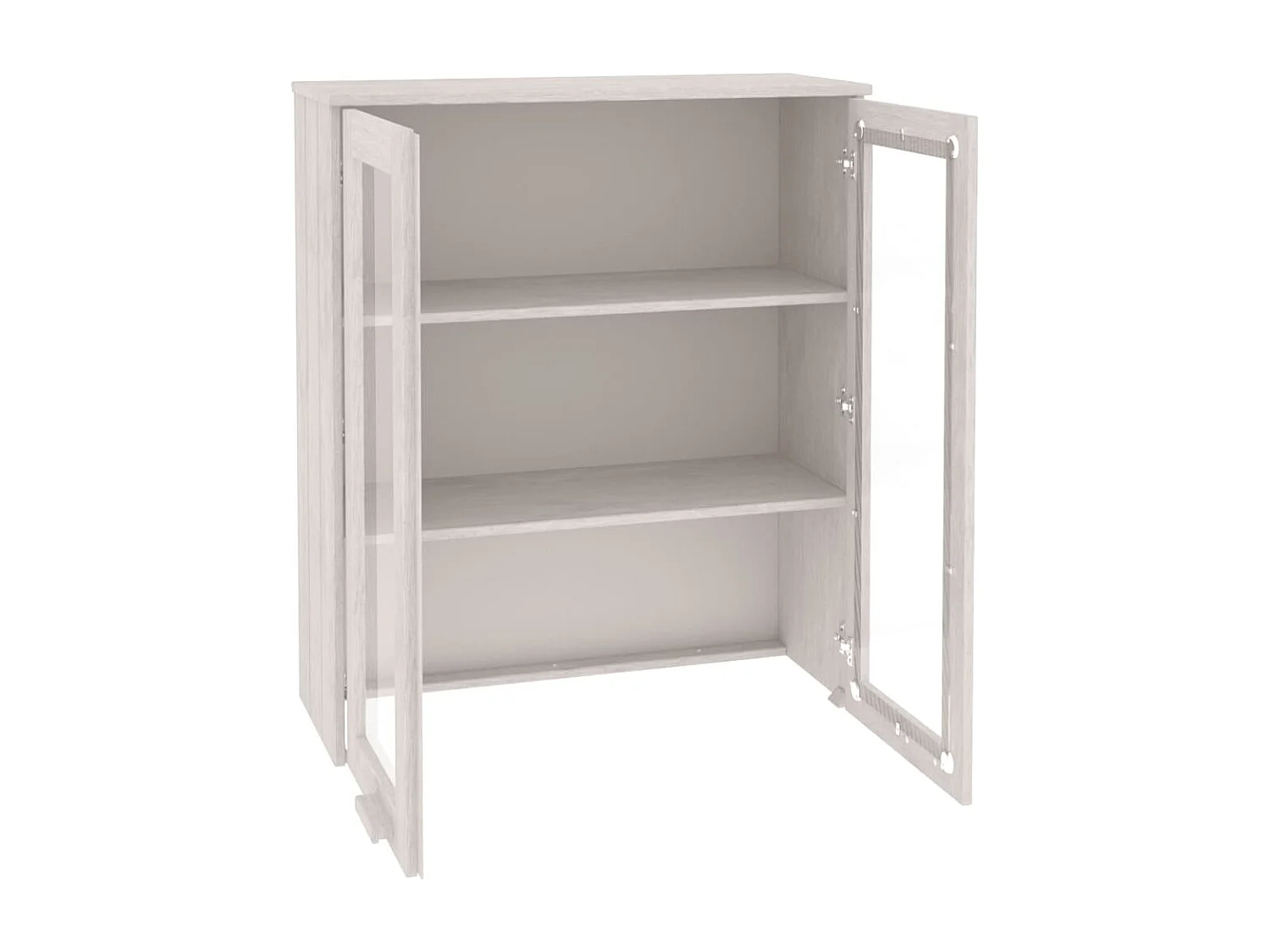 Opzetkast HAMAR 85x35x100 cm massief grenenhout wit