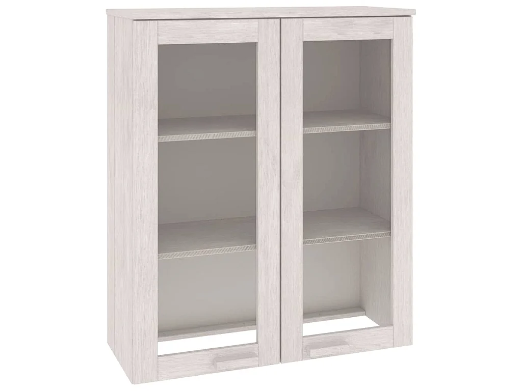 Dessus de buffet HAMAR Blanc 85x35x100 cm Bois de pin massif