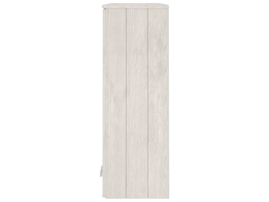 Dessus de buffet HAMAR Blanc 85x35x100 cm Bois de pin massif