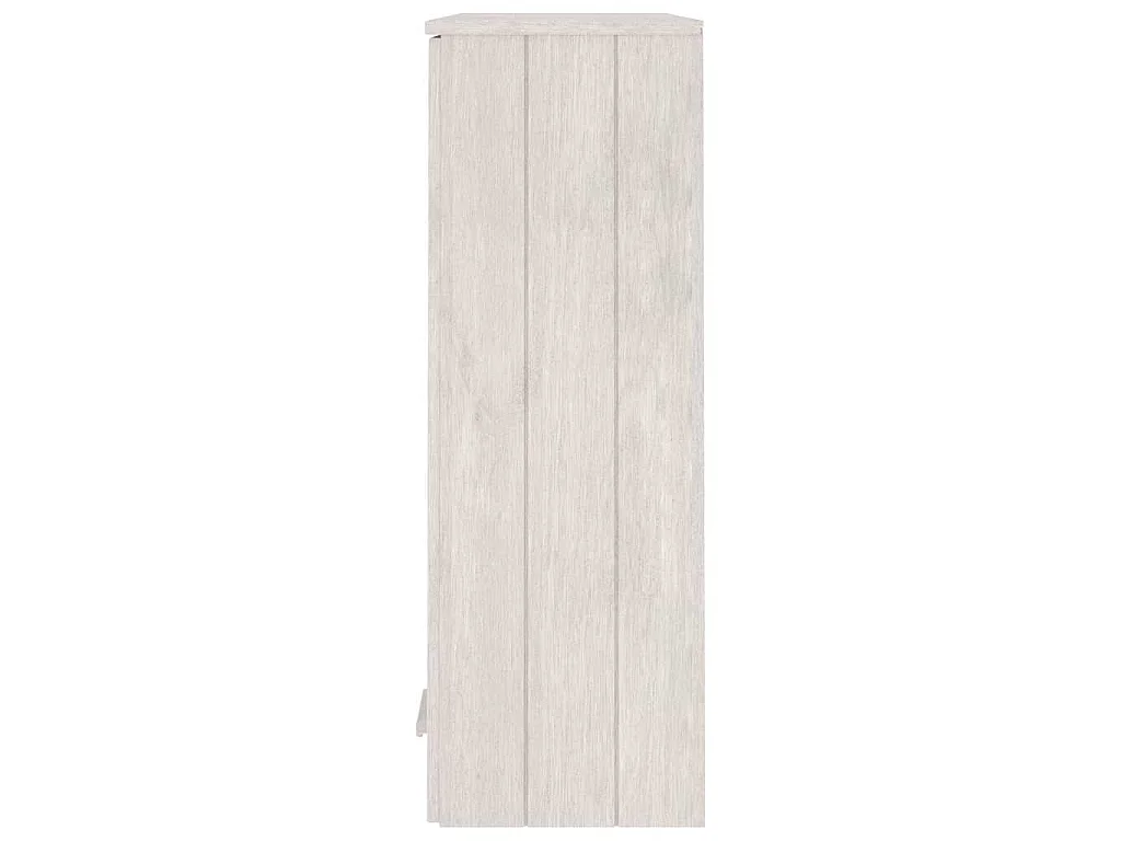 Dessus de buffet HAMAR Blanc 85x35x100 cm Bois de pin massif