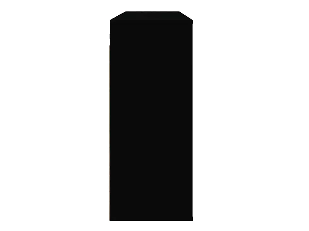 Armoire murale Noir 80x33x80 cm Bois d'ingénierie