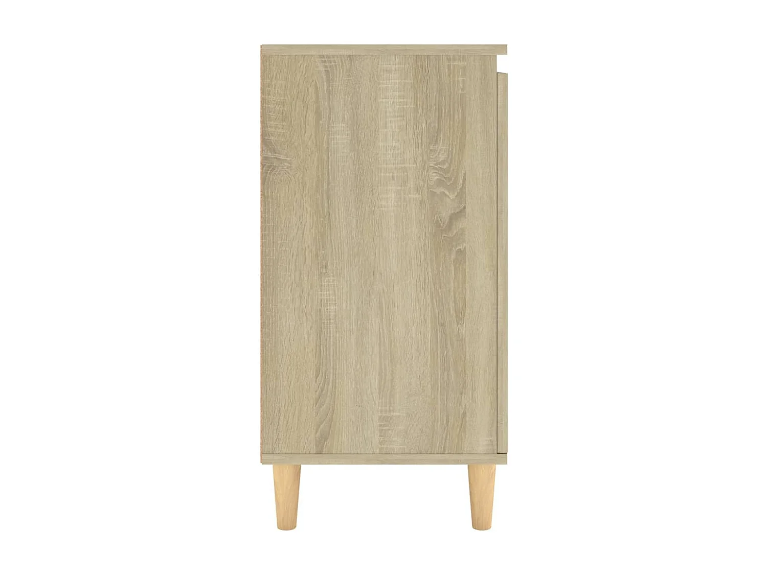 Buffet avec pieds en bois Chêne sonoma Bois d'ingénierie