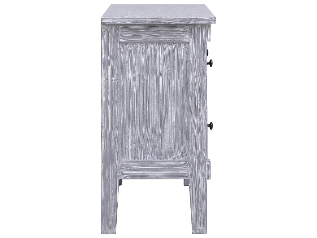 Buffet avec 2 tiroirs 90x30x60 cm Bois d'acajou massif