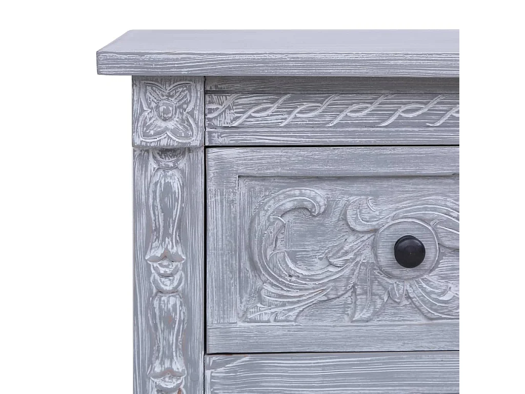 Buffet avec 2 tiroirs 90x30x60 cm Bois d'acajou massif