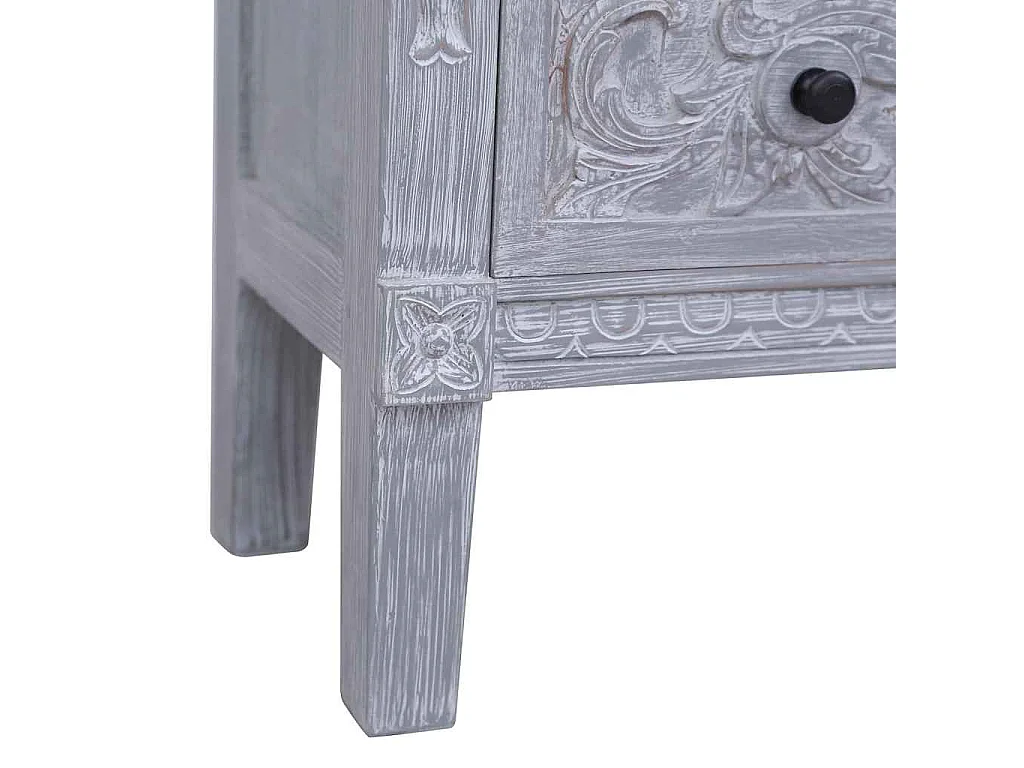 Buffet avec 2 tiroirs 90x30x60 cm Bois d'acajou massif