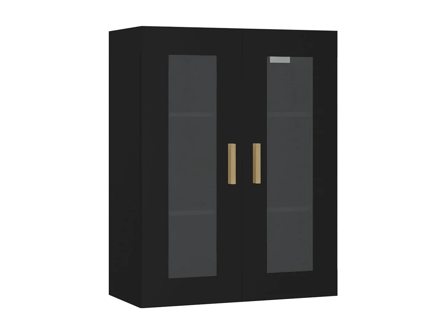 Armoire murale suspendue Noir 69,5x34x90 cm
