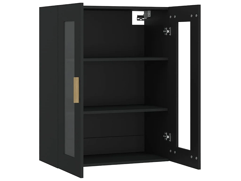 Armoire murale suspendue Noir 69,5x34x90 cm