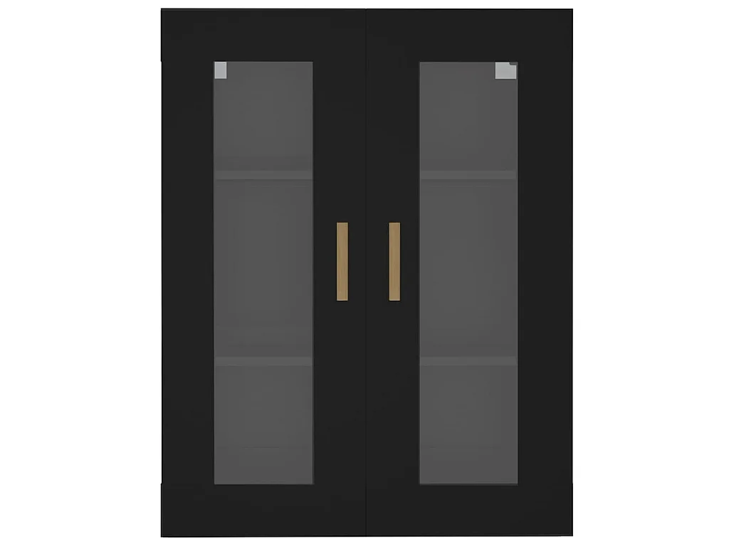 Armoire murale suspendue Noir 69,5x34x90 cm