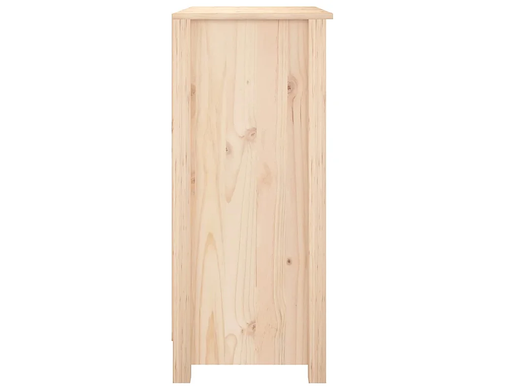 Credenza 70x35x80 cm in Legno Massello di Pino