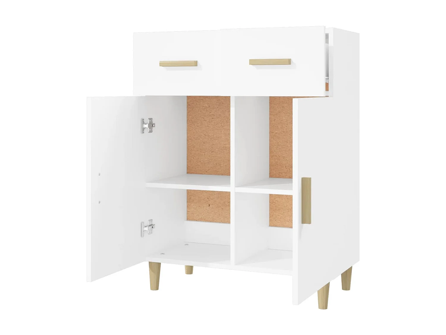 Sideboard Weiß 69,5x34x89 cm Holzwerkstoff