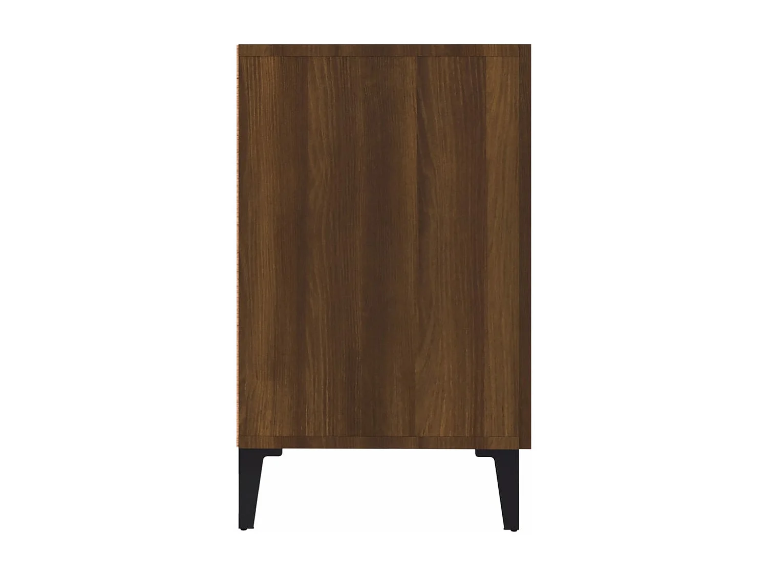 Aparador de madera de ingeniería roble marrón 100x36x60 cm