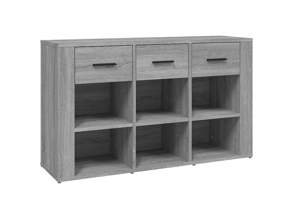 Credenza Grigio Sonoma 100x30x59,5 cm in Legno Multistrato