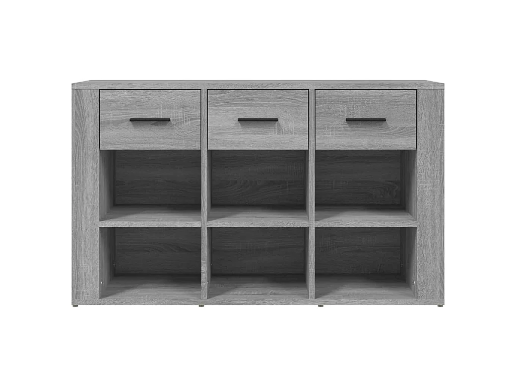 Credenza Grigio Sonoma 100x30x59,5 cm in Legno Multistrato