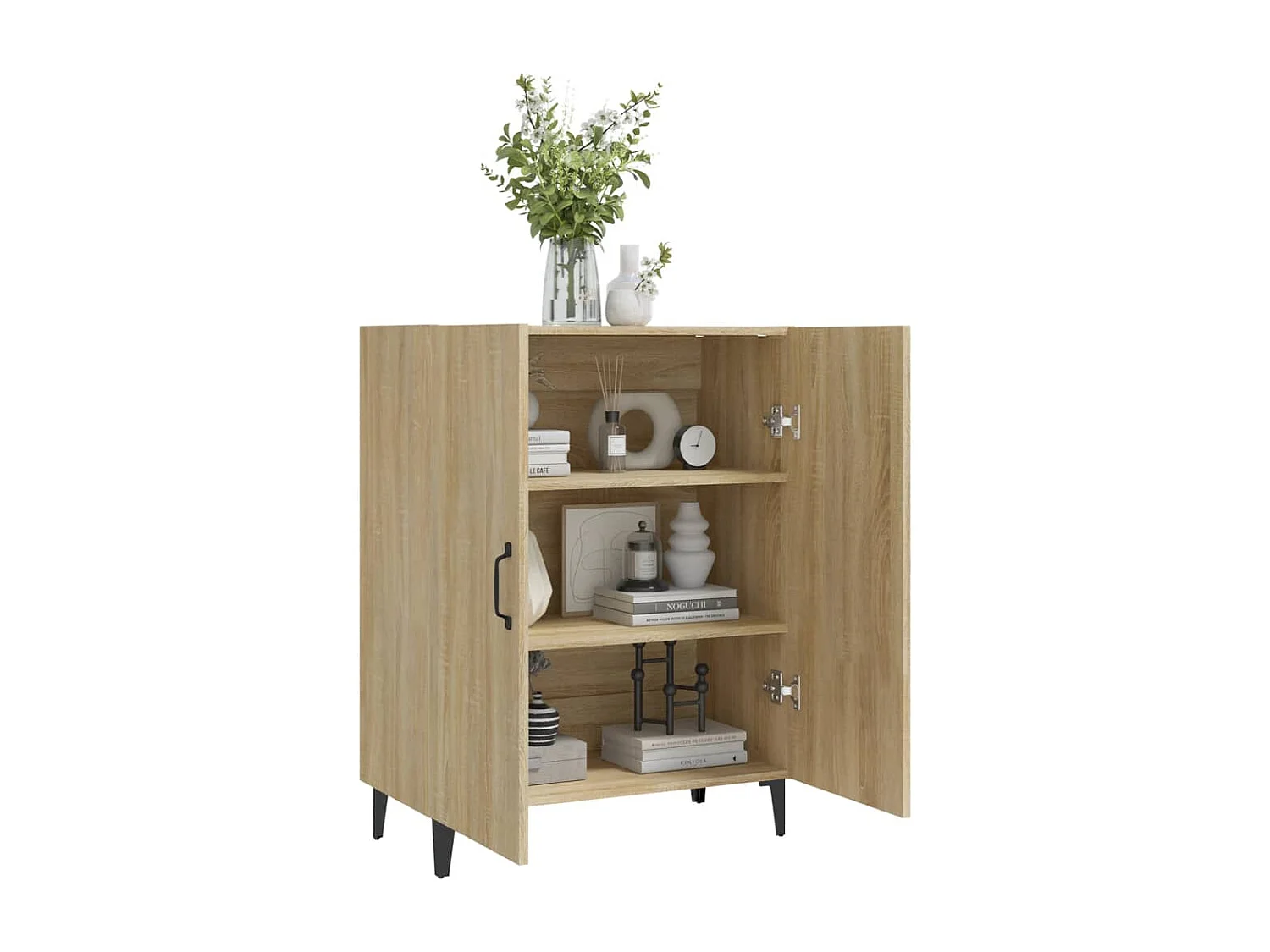 Buffet Chêne sonoma 70x34x90 cm Bois d'ingénierie