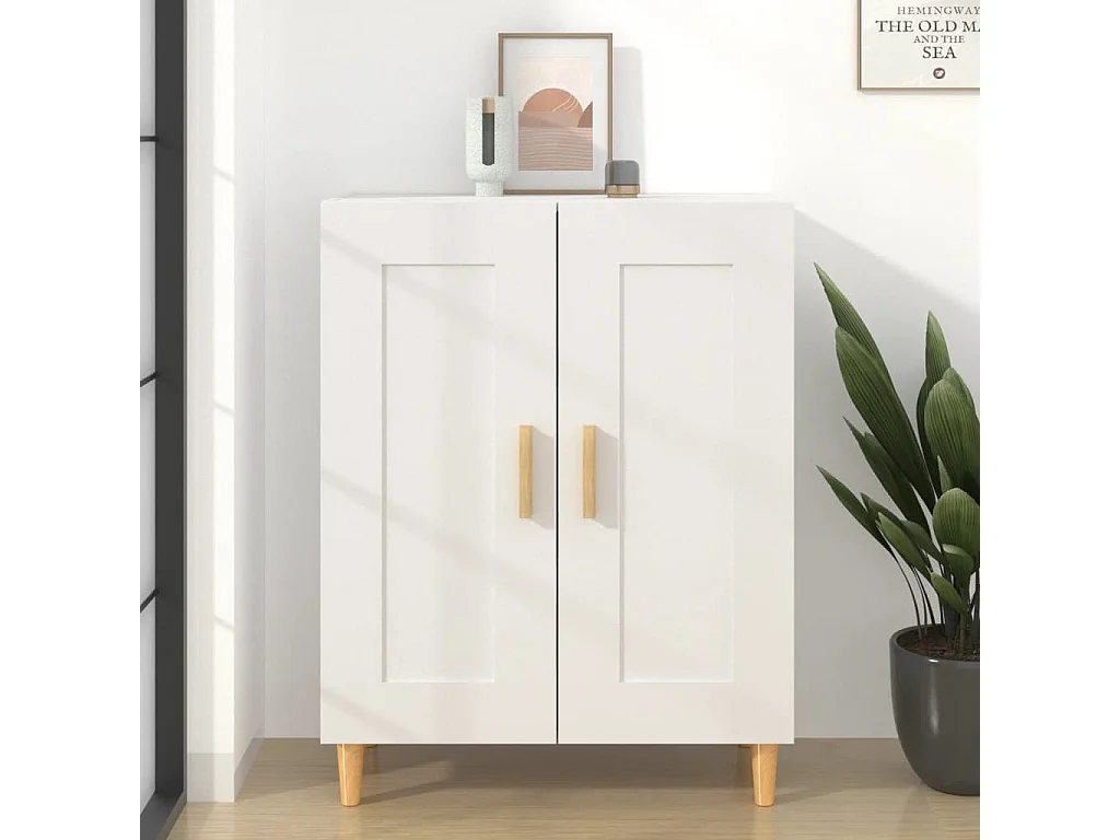 Sideboard Weiß 69,5x34x90 cm Holzwerkstoff