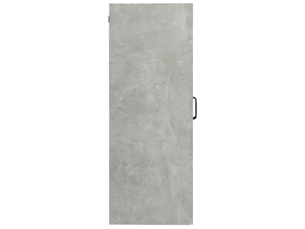 Armario colgante de pared gris hormigón 69,5x34x90 cm