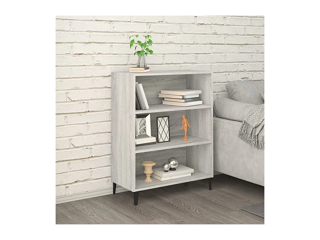 Buffet Sonoma gris 69,5x32,5x90 cm Bois d'ingénierie