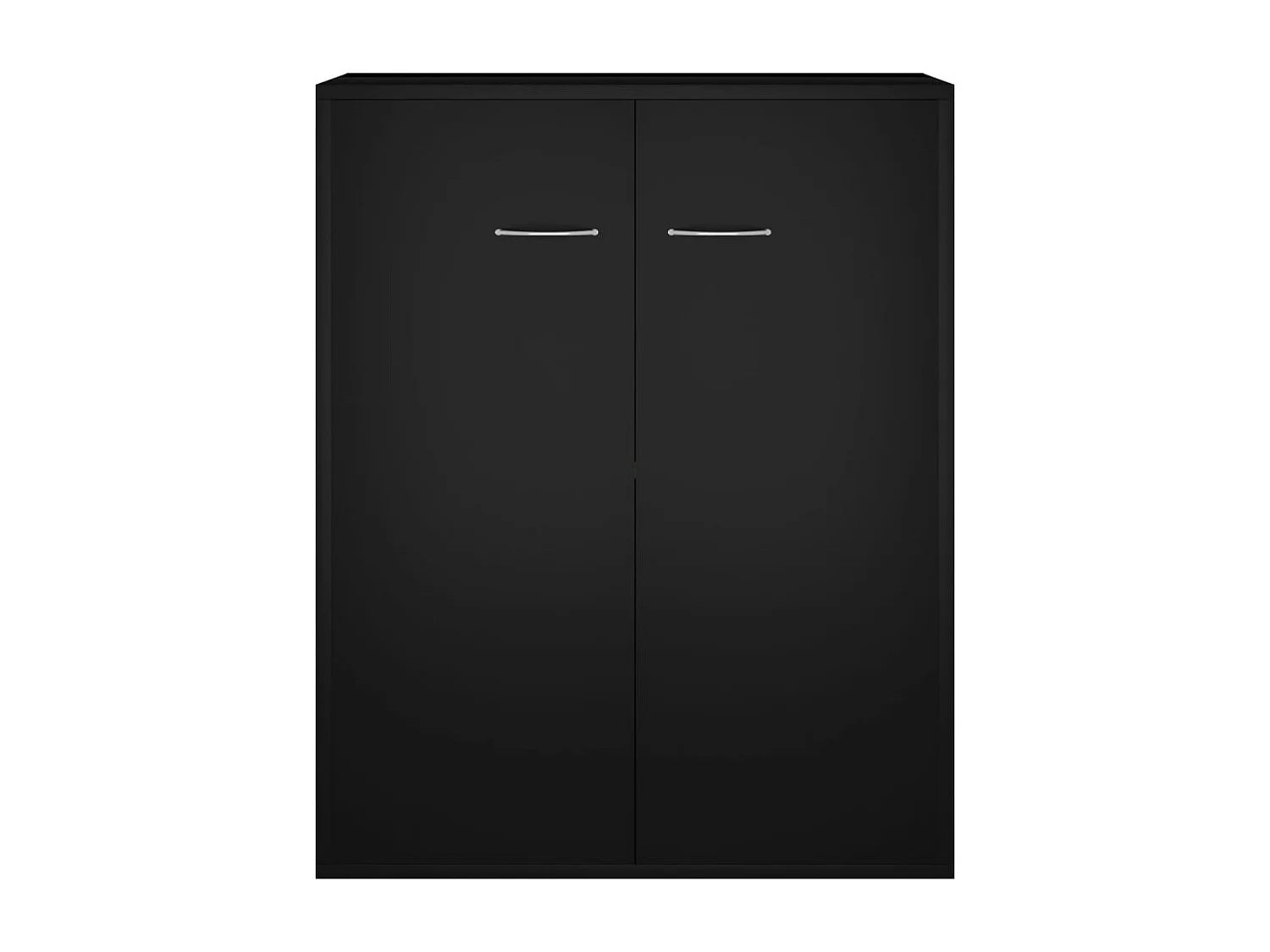 Sideboard Schwarz 60x30x75 cm Holzwerkstoff