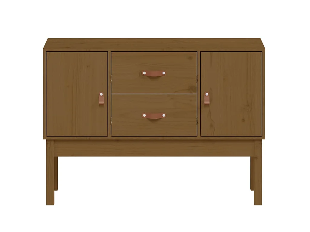 Buffet Marron miel 110x40x78 cm Bois massif de pin