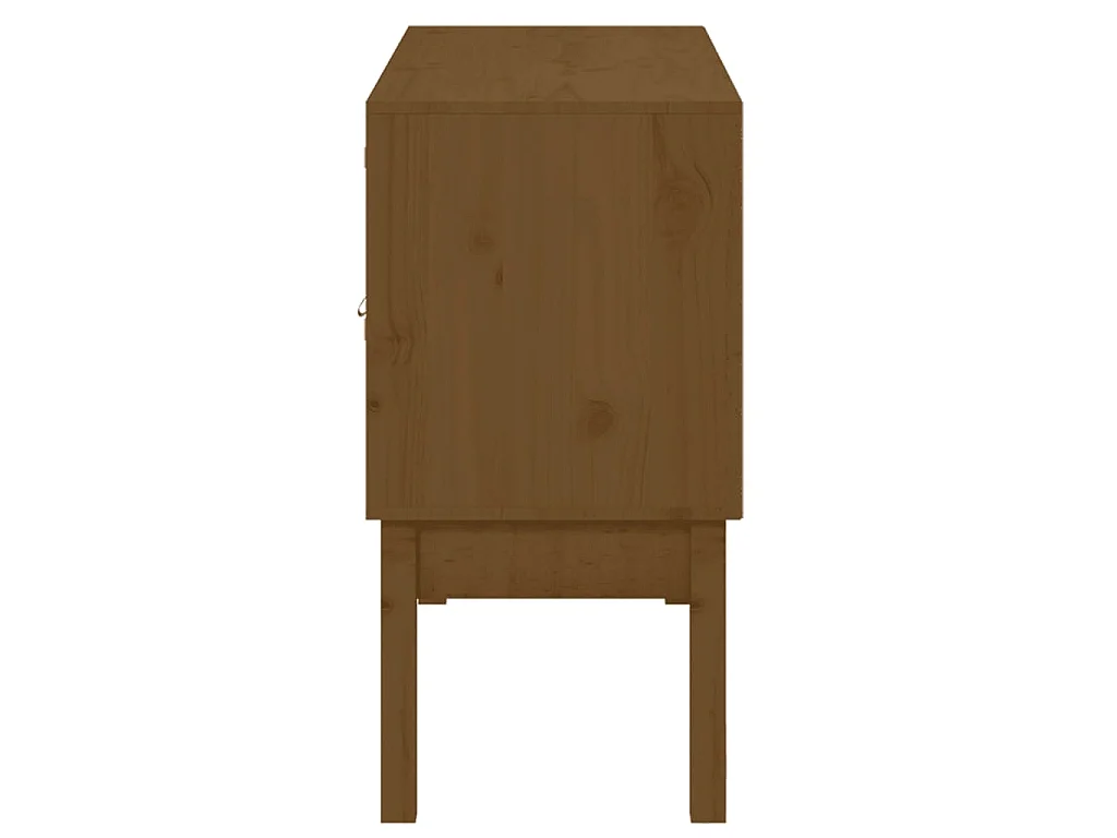 Buffet Marron miel 110x40x78 cm Bois massif de pin