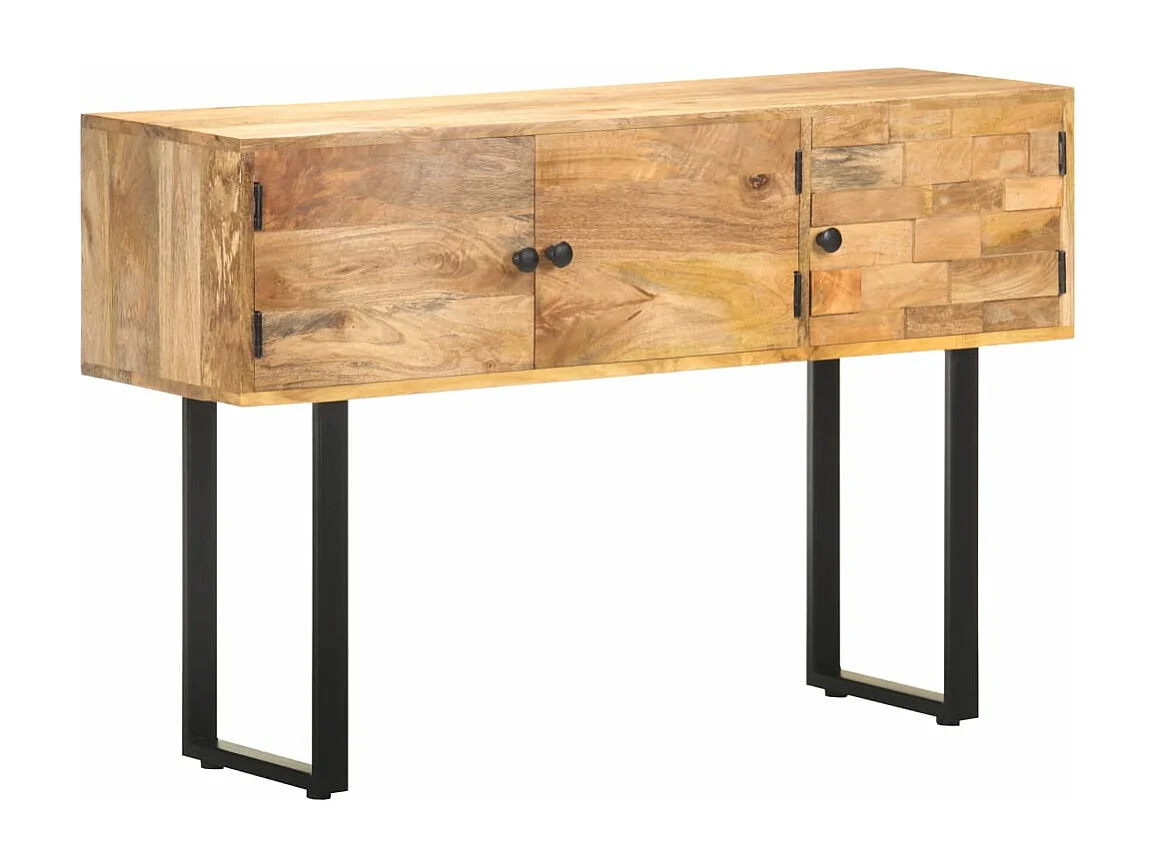 Sideboard 116x35x75 cm Massivholz Mango