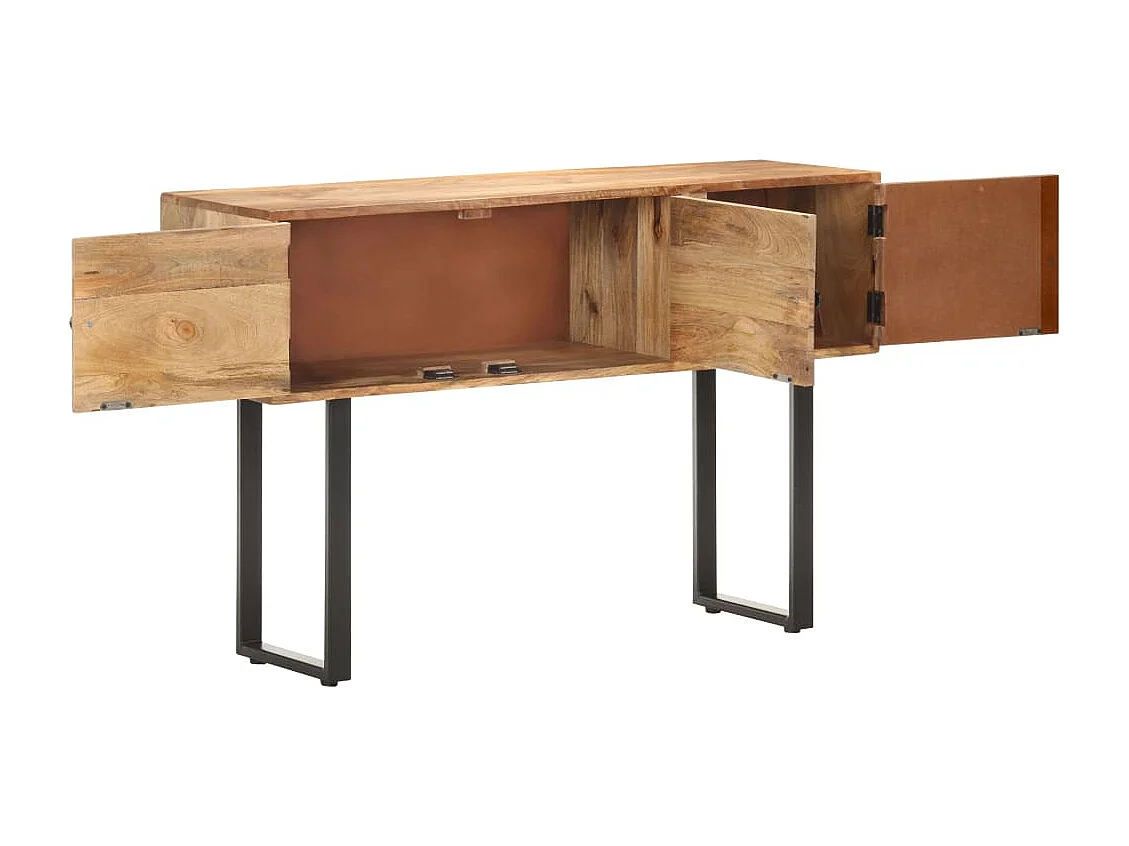 Sideboard 116x35x75 cm Massivholz Mango