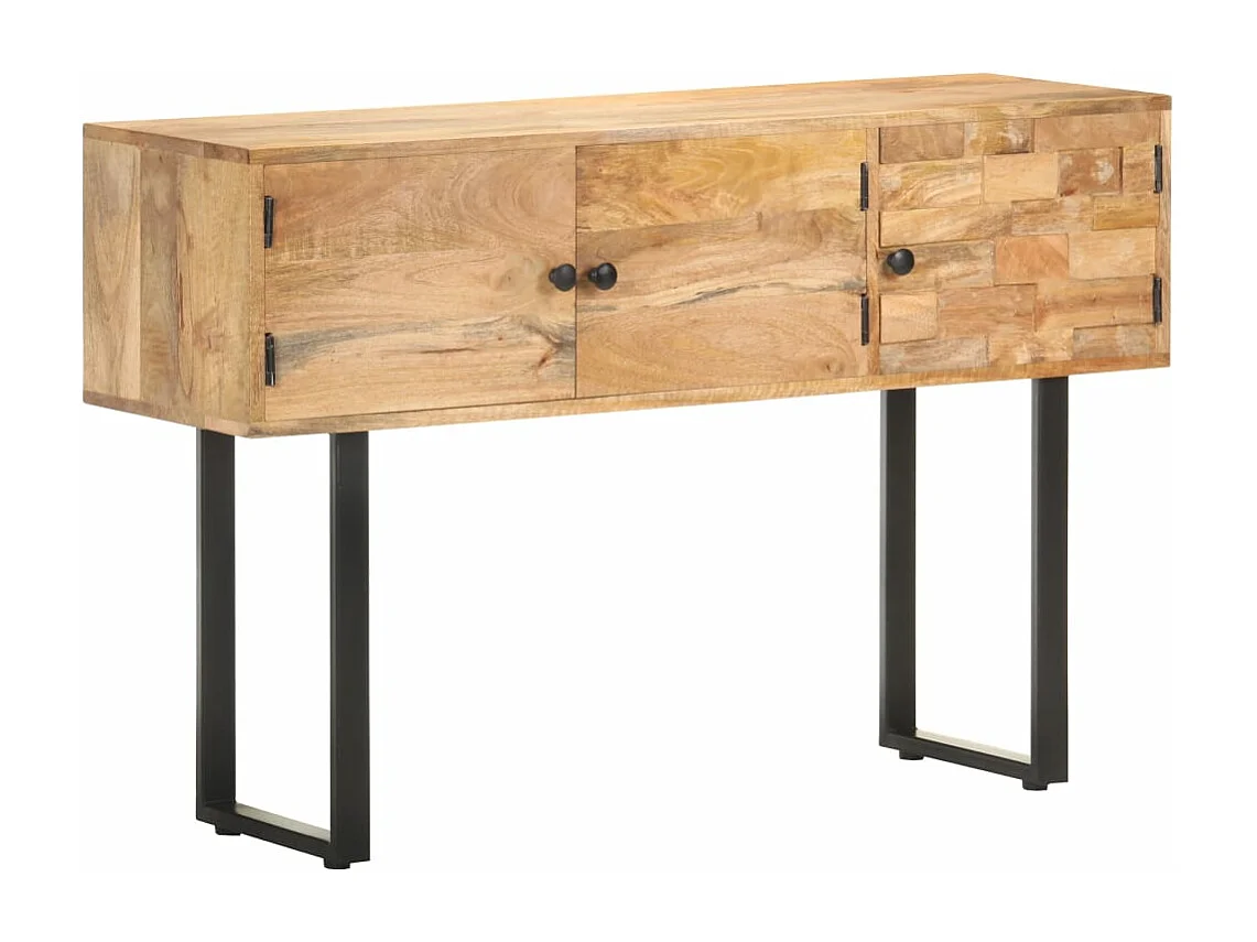 Sideboard 116x35x75 cm Massivholz Mango