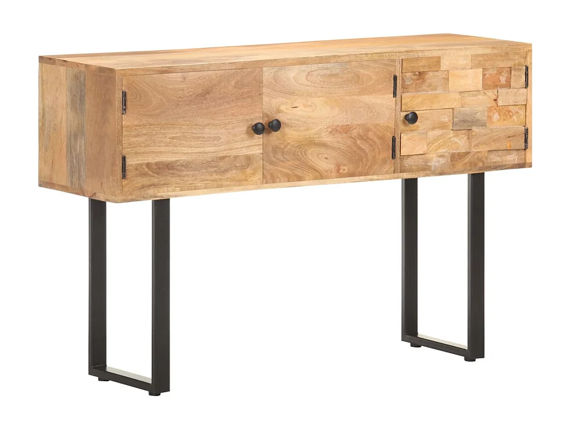 Sideboard 116x35x75 cm Massivholz Mango