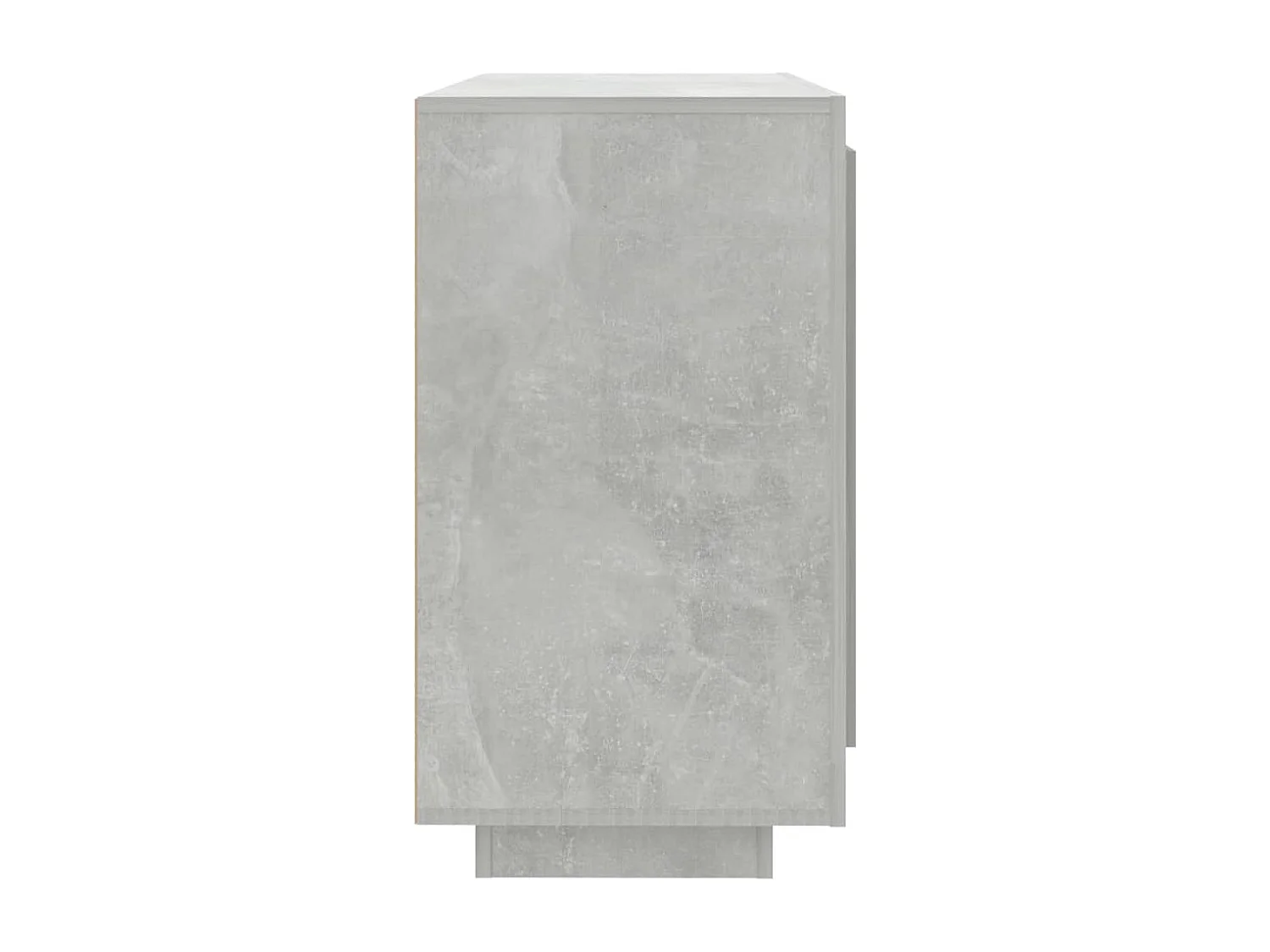 Buffet Gris béton 80x40x75 cm Bois d'ingénierie