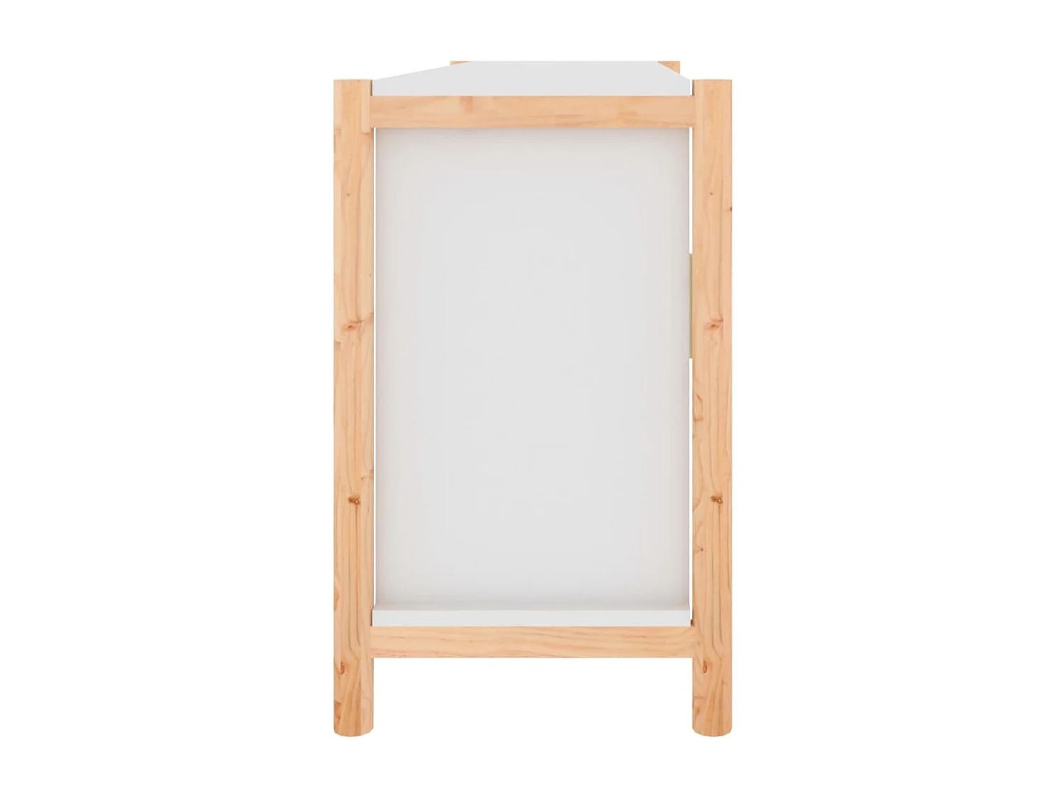 Buffet Blanc 107x38x60 cm Bois d'ingénierie