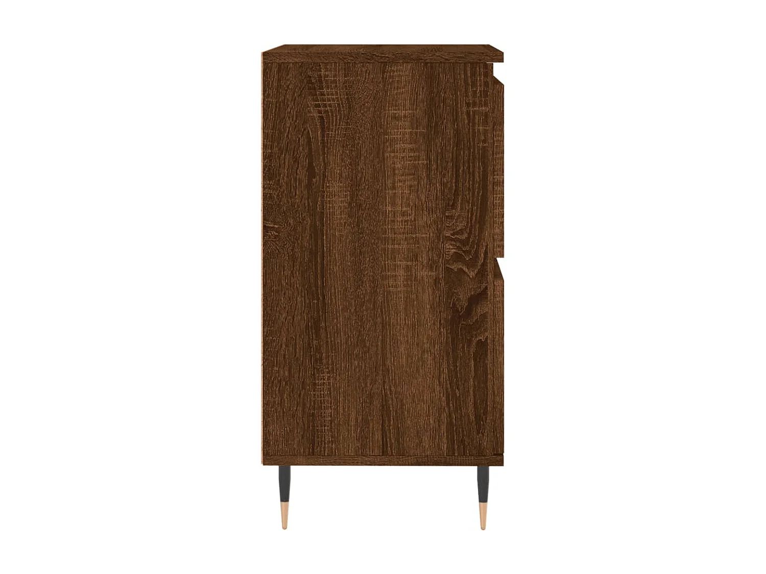 Aparador madera contrachapada marrón roble 60x35x70 cm