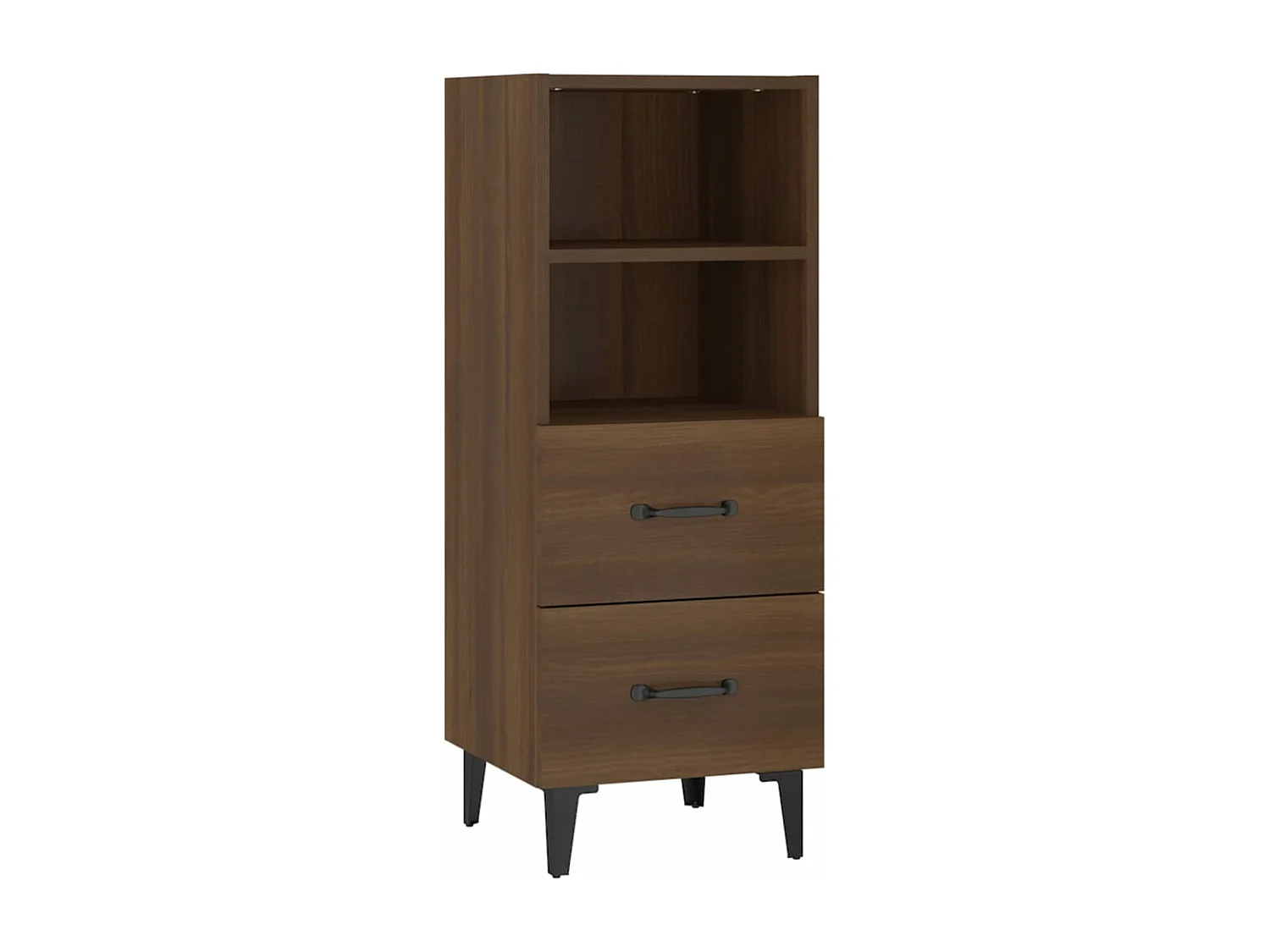 Buffet Chêne marron 34,5x34x90 cm Bois d'ingénierie