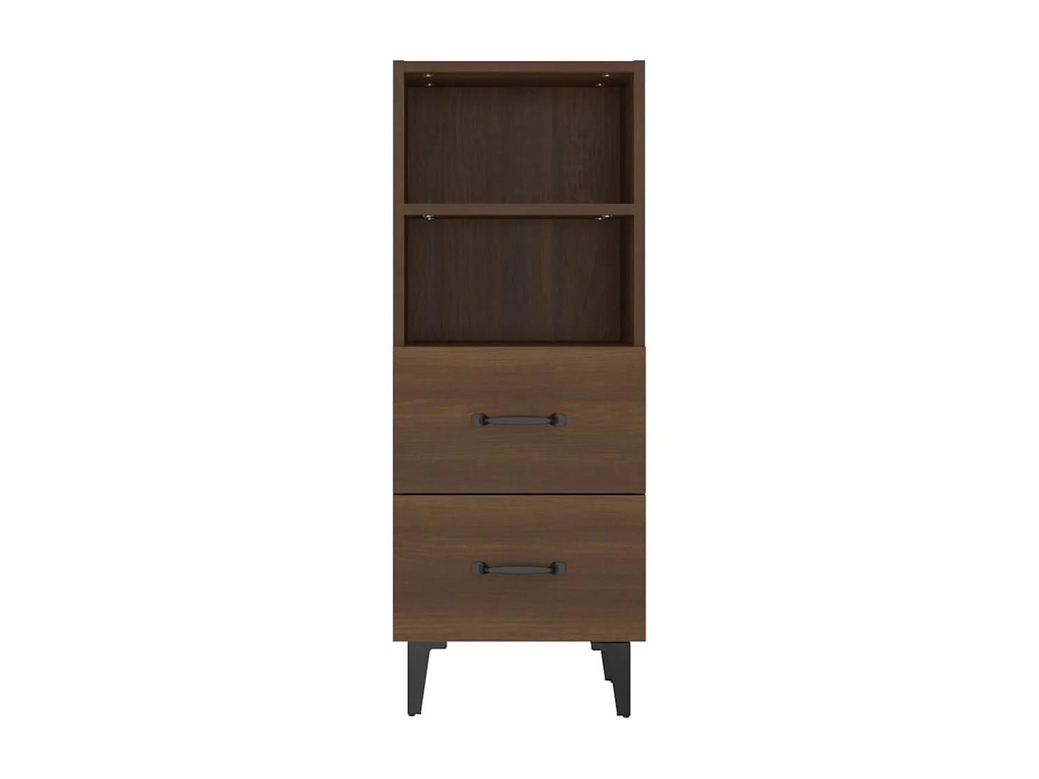 Buffet Chêne marron 34,5x34x90 cm Bois d'ingénierie