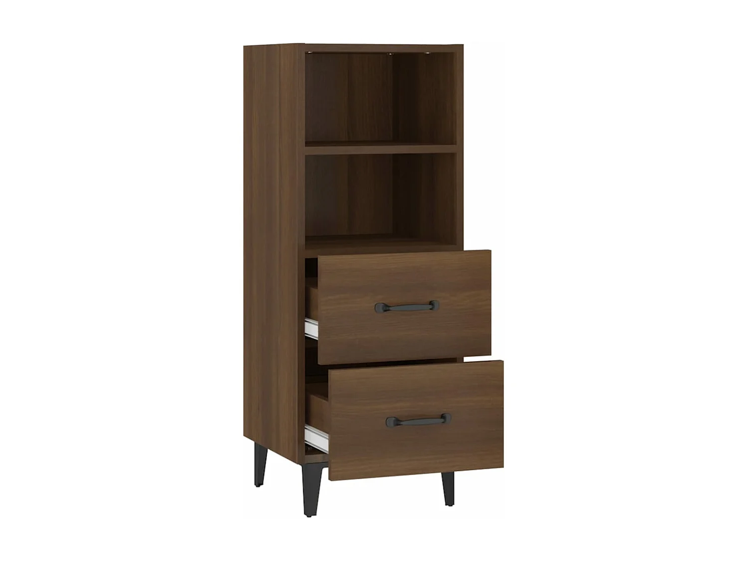 Buffet Chêne marron 34,5x34x90 cm Bois d'ingénierie