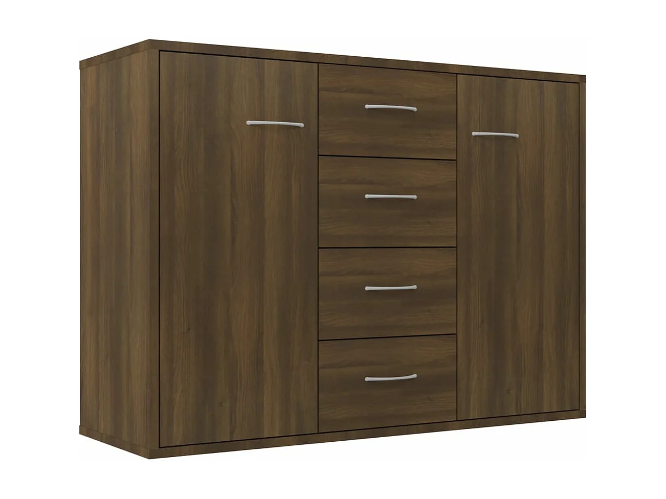 Buffet Chêne marron 88x30x65 cm Bois d'ingénierie