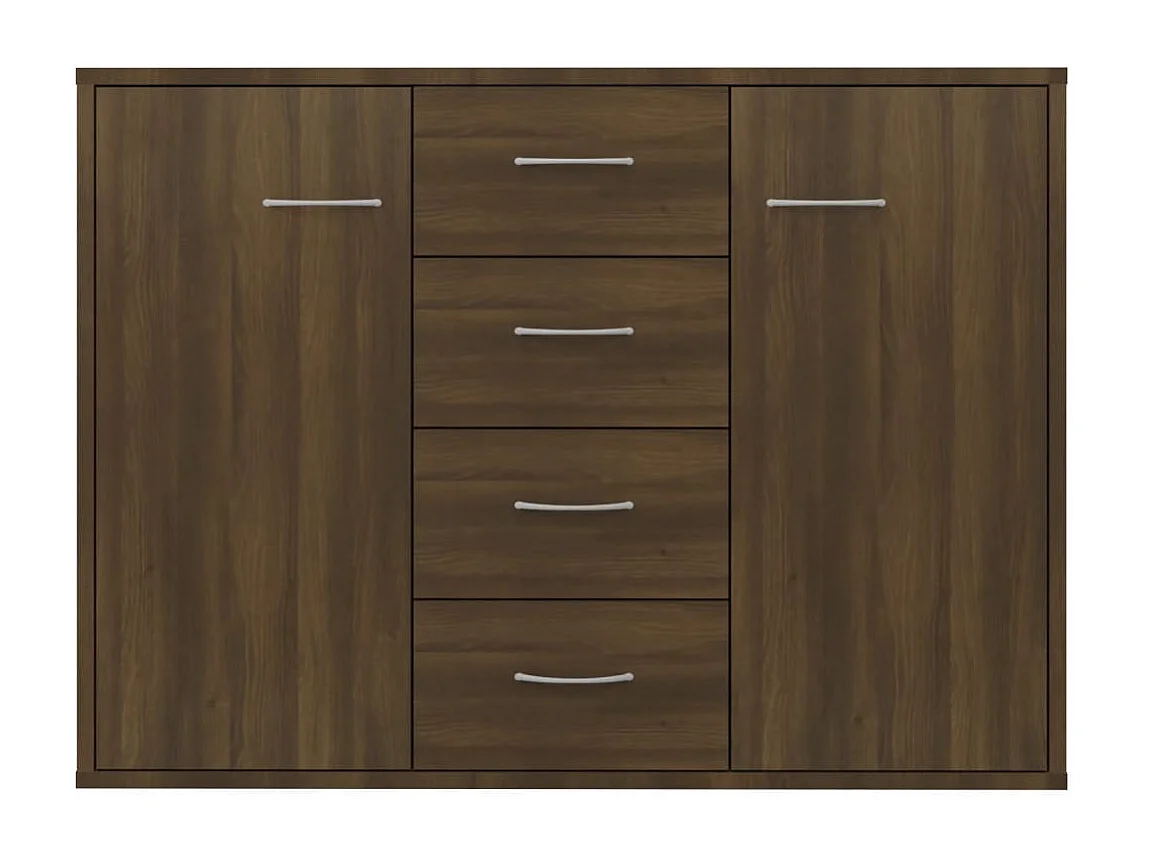 Buffet Chêne marron 88x30x65 cm Bois d'ingénierie
