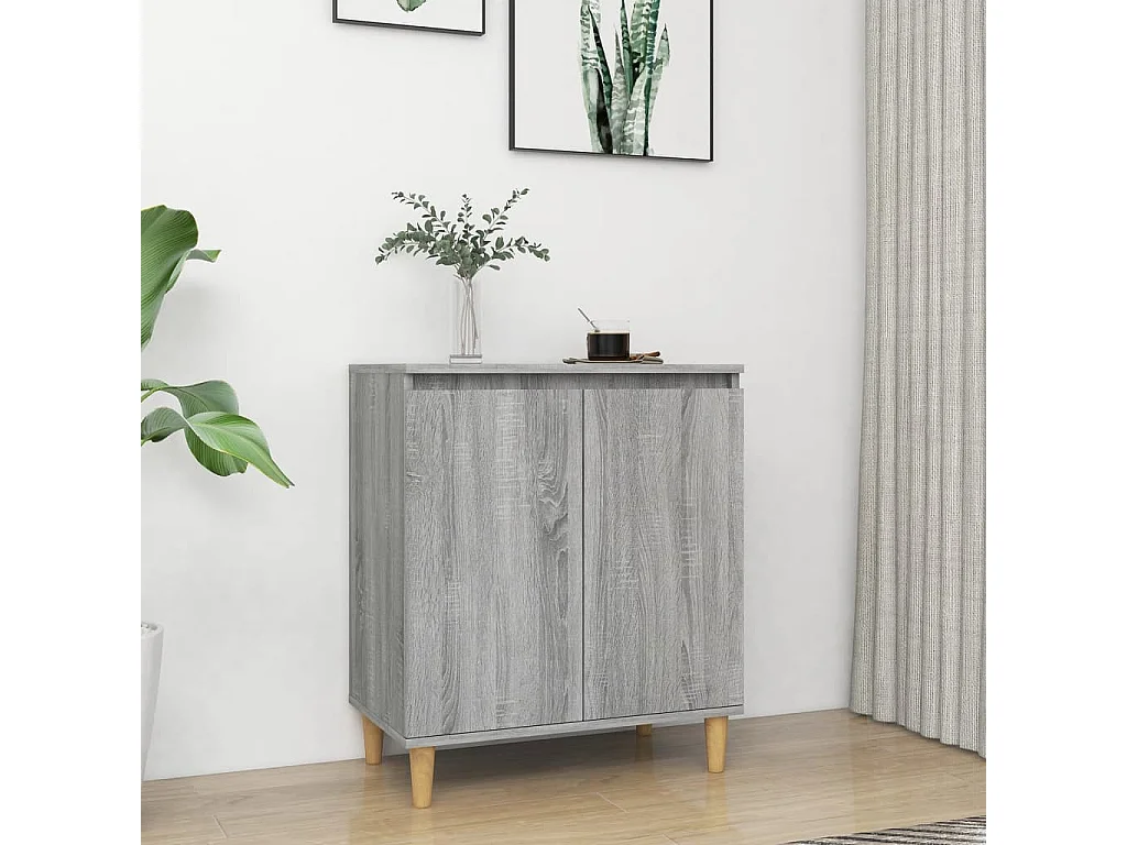 Buffet Sonoma gris 60x35x70 cm Bois d'ingénierie