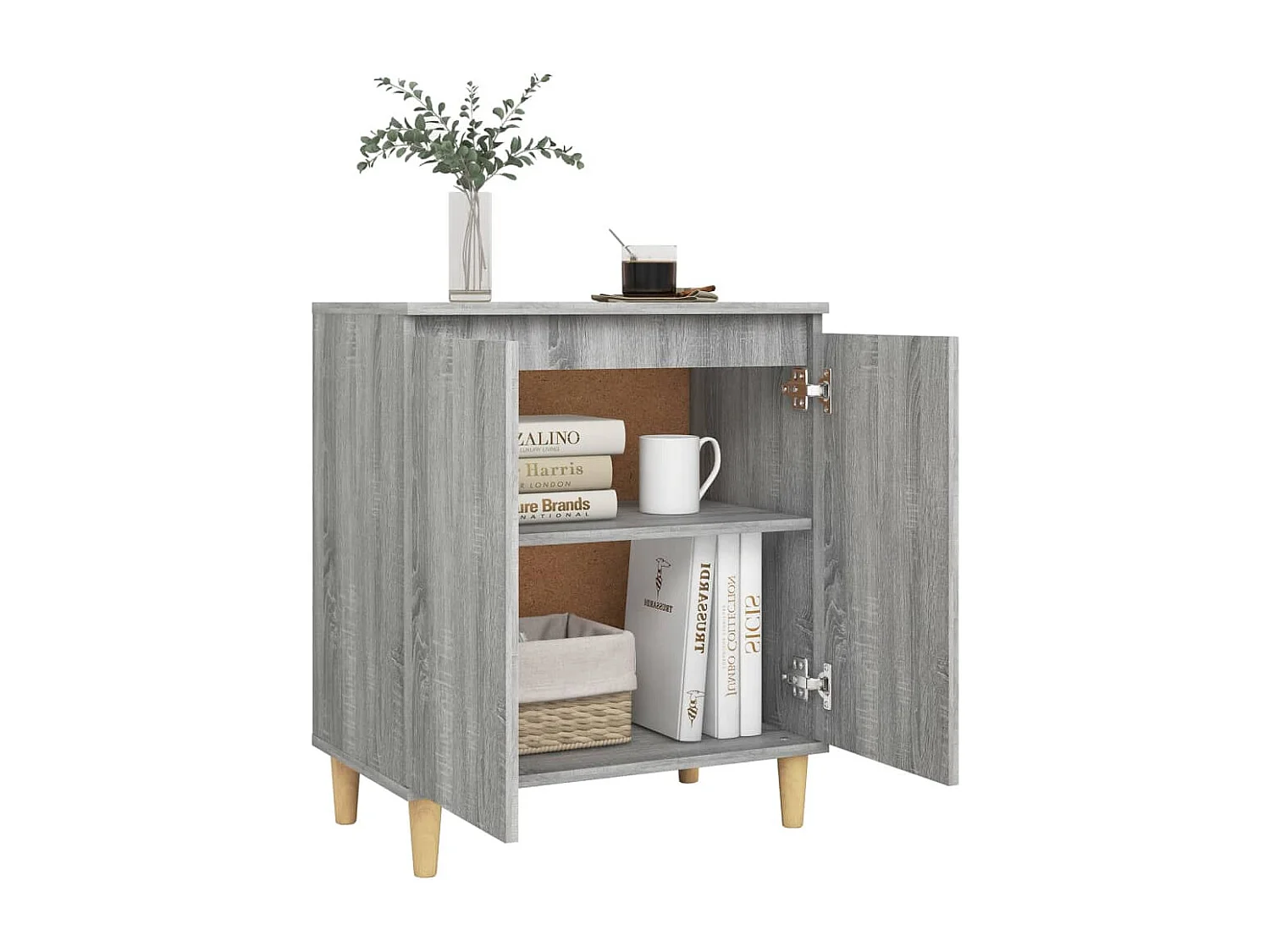 Buffet Sonoma gris 60x35x70 cm Bois d'ingénierie