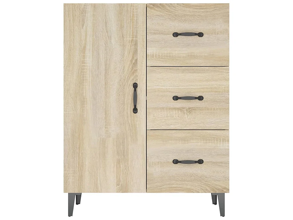 Sideboard Sonoma-Eiche 69,5x34x90 cm Holzwerkstoff