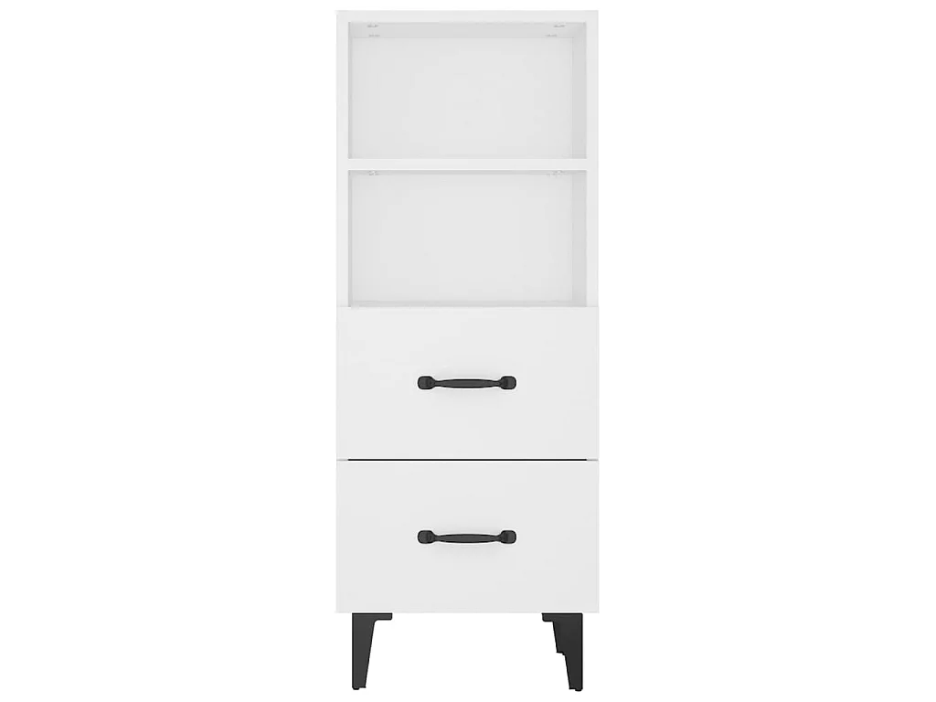 Buffet Blanc 34,5x34x90 cm Bois d'ingénierie