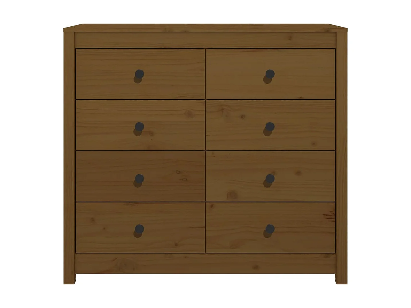 Armoire latérale Marron Miel 100x40x90 cm Bois de pin massif