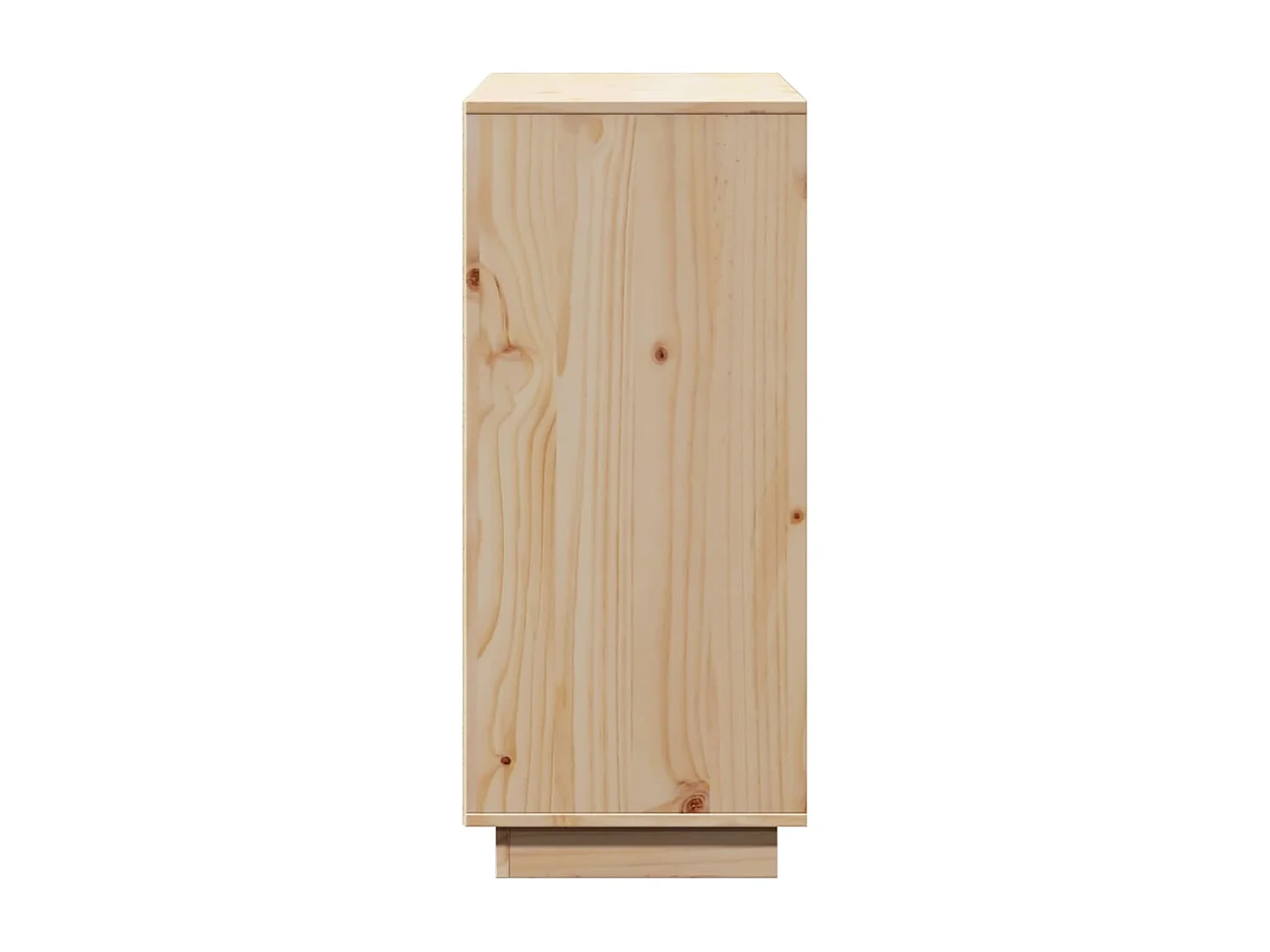 Credenza 110,5x35x80 cm in Legno Massello di Pino