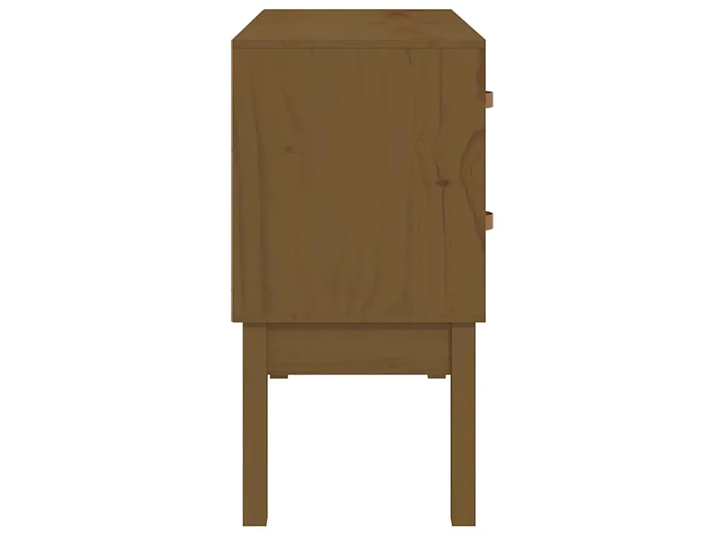 Armoire console Marron miel 90x40x78 cm Bois de pin solide